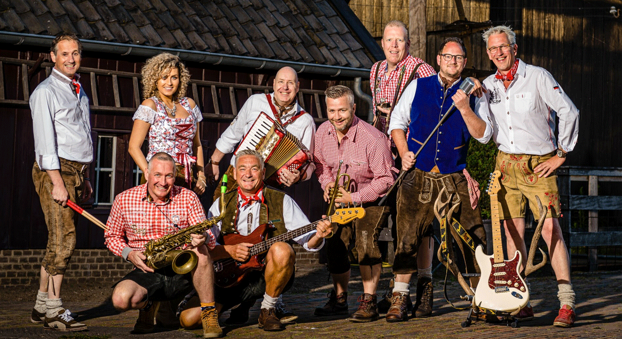 Nunentaler-Schurzenjager-boeken,-oktoberfest-band,-oktoberfeest-band